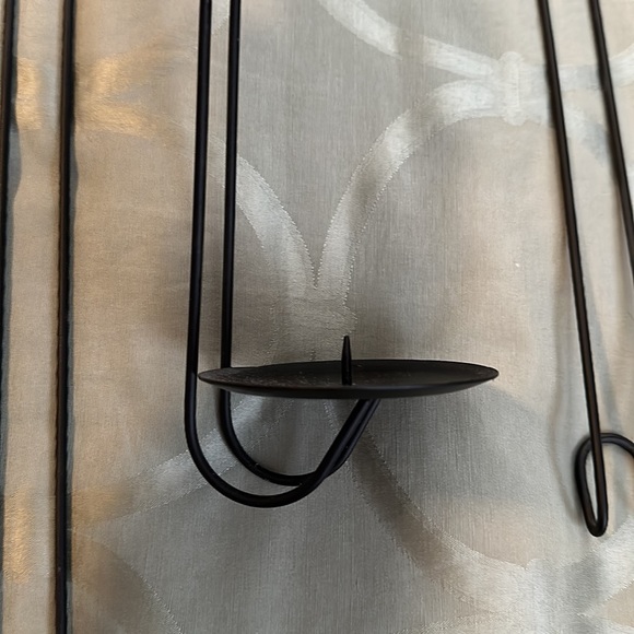 Wall mounted candle holder with adjustable hangers. - Picture 6 of 6